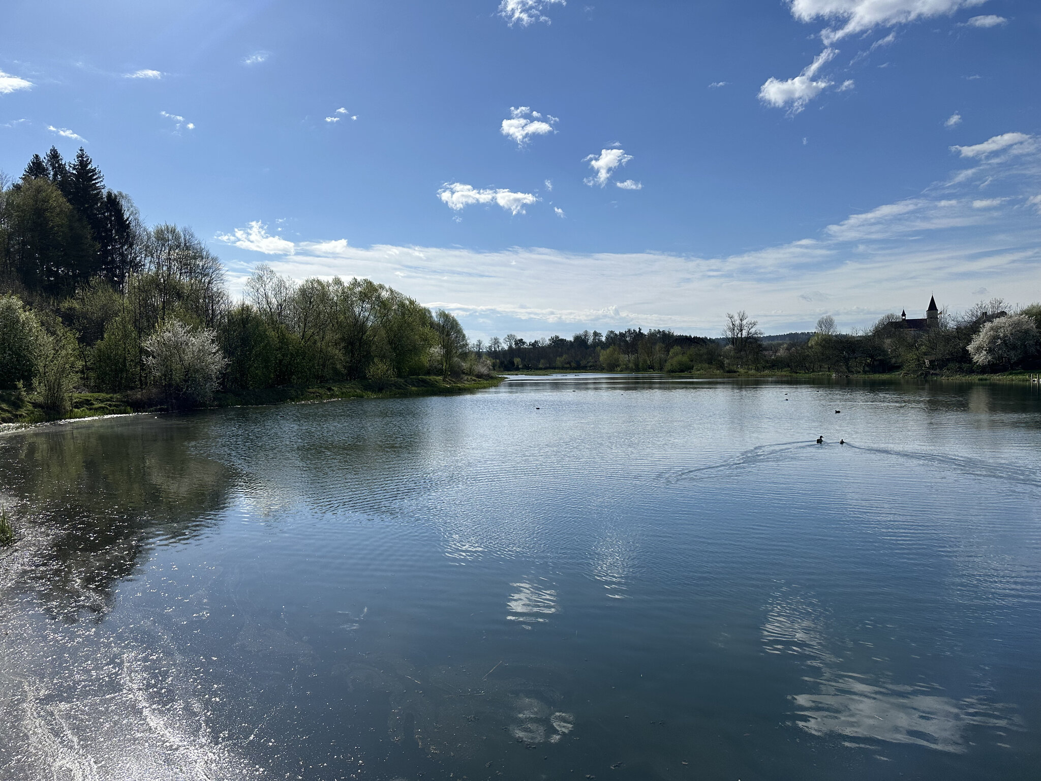 Nature,Outdoors Scenery,Lake Water,Reservoir Sky,Pond Landscape,Bird